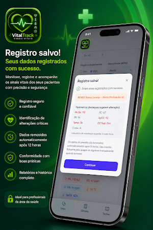 VitalTrack – Sinais Vitais Screenshot 3