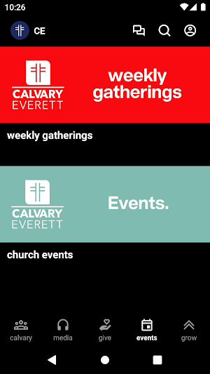 Calvary Everett WA Screenshot 2