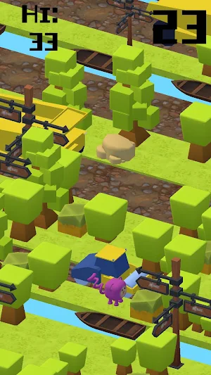 Crossy Chimp : Endless Game Screenshot 1