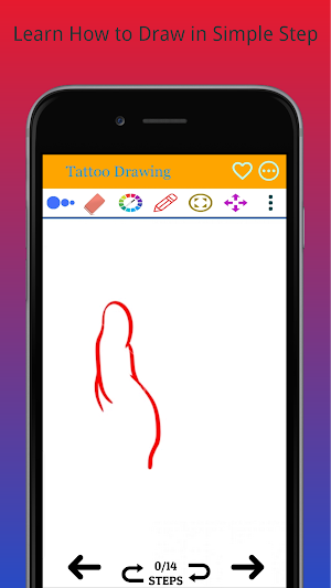 How to Draw Flowers Tattoo Screenshot 0