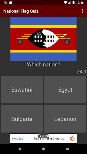 National Flag Quiz Screenshot 2