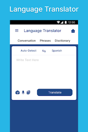 Voice& Language translator app Screenshot 0