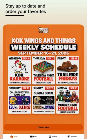 KOK Wings & Things Screenshot 0