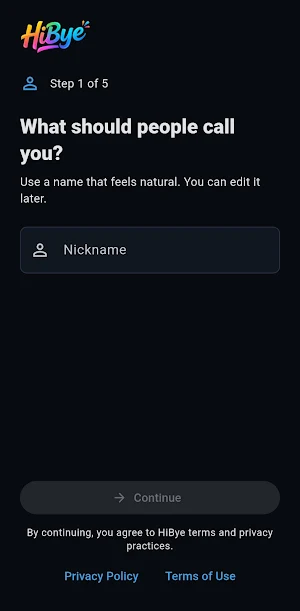 HiBye - Crossed Paths Screenshot 1