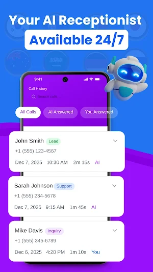 AI Call Assistant - Ringia Ai Screenshot 0