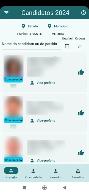 Candidatos 2024 Screenshot 0