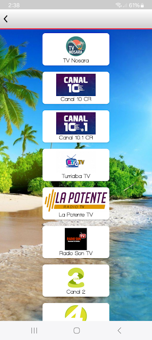 Tiquicia TV CR Screenshot 1