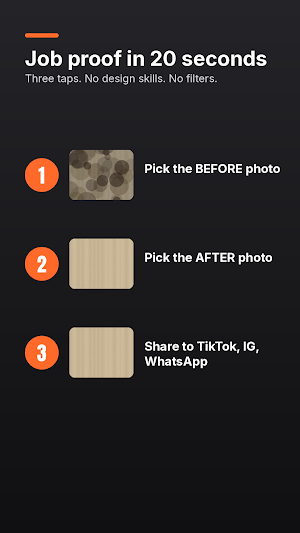 BeforeAfter Pro: Job Proof Screenshot 2