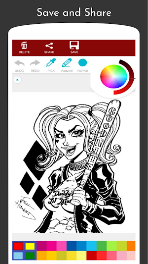 Bad Clown Coloring Book Screenshot 1