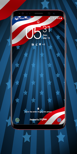 American Flag Wallpaper Screenshot 1