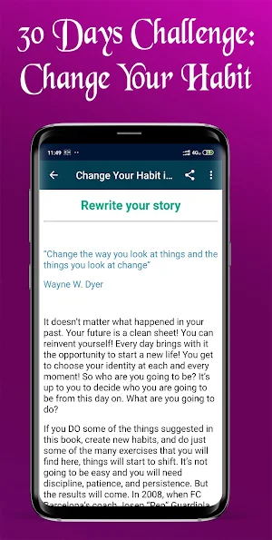 Change Your Habit in 30 Days Screenshot 1