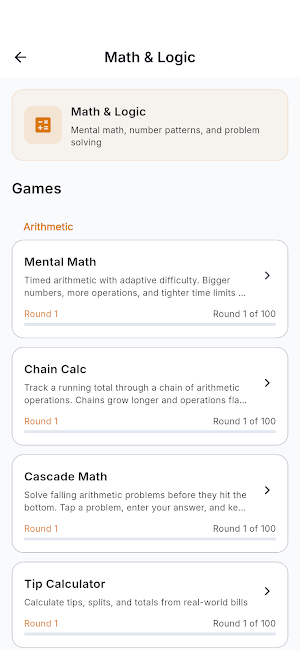 NeuralSpark — 72 daily games Screenshot 3