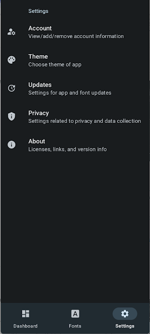 Font Manager Screenshot 3