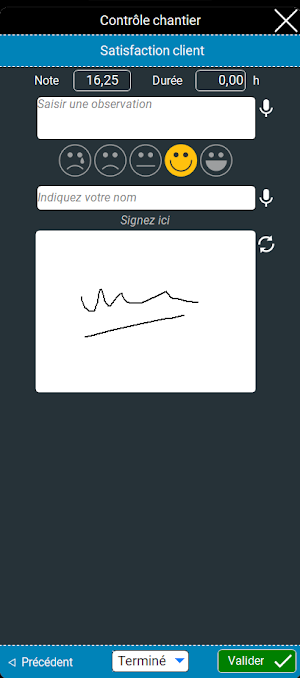 Ace Controle Chantier Screenshot 2