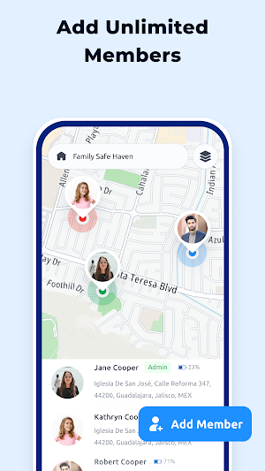Family Location Circle Screenshot 2