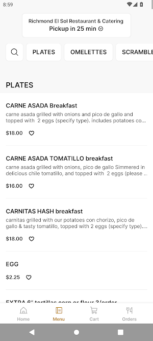 El Sol Restaurant & Catering Screenshot 1