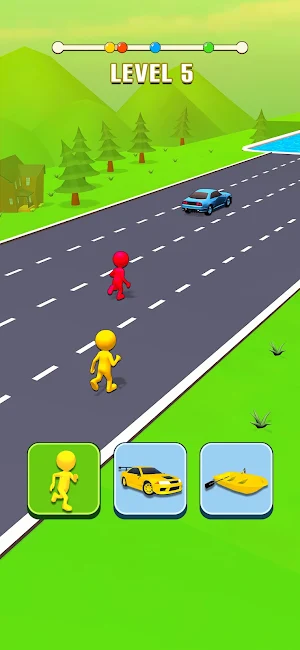 Shape Shift Car Transform Race Screenshot 0