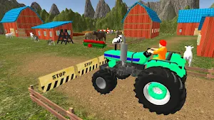 Farm Village Tractor Challenge Screenshot 2