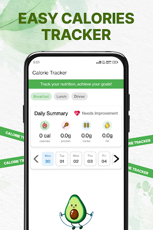 Easy Calorie Tracker Screenshot 0