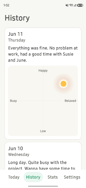 Daylee Log: Daily Journal Screenshot 1