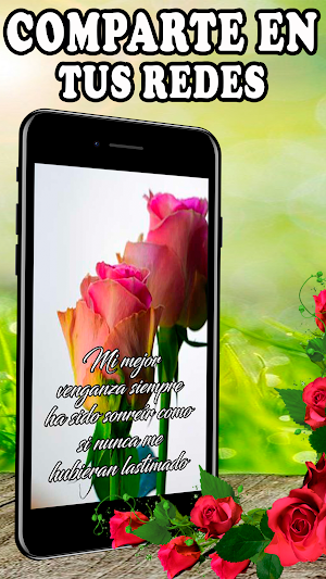 Imágenes De Rosas Rojas Con Frases Flores Gratis Screenshot 1