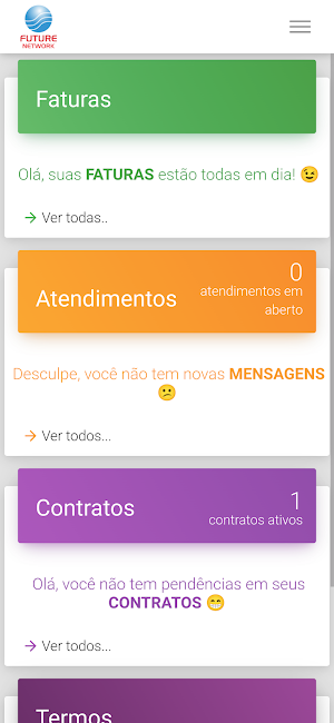 Clientes Future Network Screenshot 1