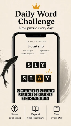 LETRZ: Daily Word Chain Puzzle Screenshot 2