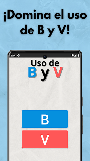 Uso de B y V: Ortografía Screenshot 0