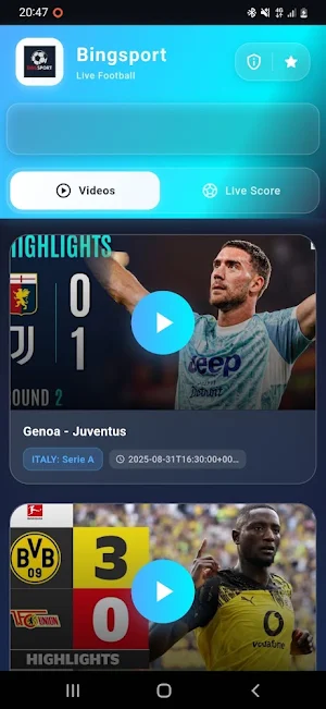 BingSport Screenshot 2