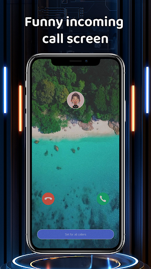 Funny incoming call screen Screenshot 0