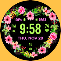 Flower Heart Watchface