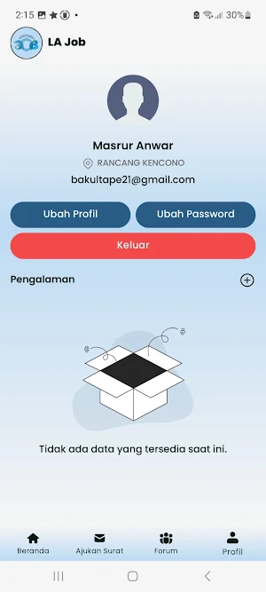 Disnaker Screenshot 2