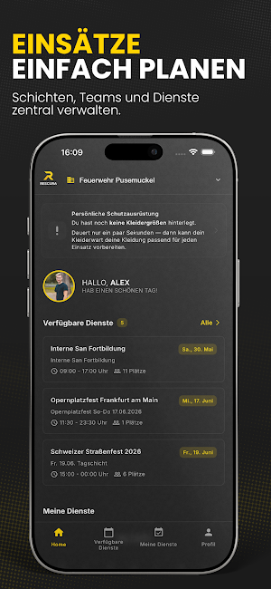 RESCURA | Dienst-& Einsatzplan Screenshot 0