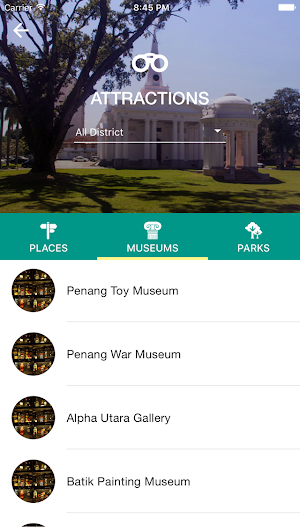 Georgetown Travel Guide Screenshot 1