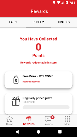 Pizza Roto Rewards Screenshot 1