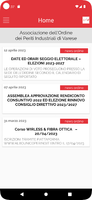 API Varese Screenshot 1