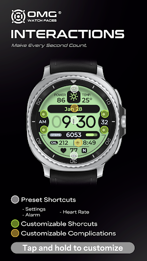 OMG 326 - Digital Watch Face Screenshot 2