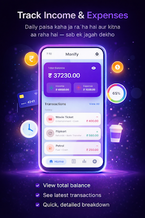 Monify-Track and Manage Money Screenshot 0
