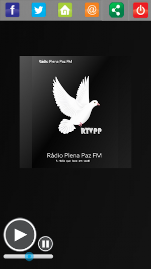 Web Rádio Plena Paz Online Screenshot 1