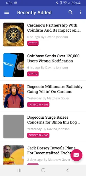 Dogecoin News Hub Screenshot 3