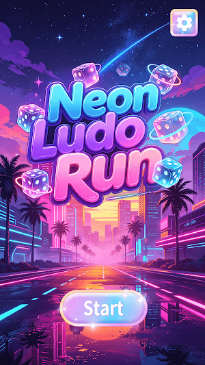 Neon Ludo Run Screenshot 0