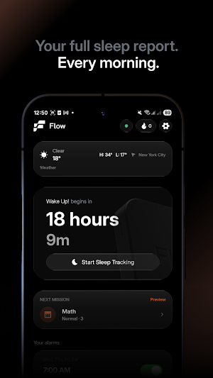 Flow - Alarm Clock & Sleep Screenshot 1