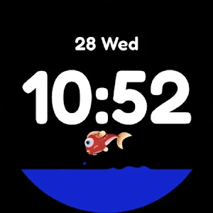 Hopping fish watch face Screenshot 3