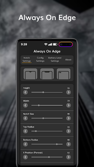 Energy Notch - Always on Edge Screenshot 3