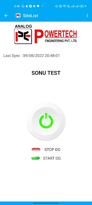 DG Controller Screenshot 2