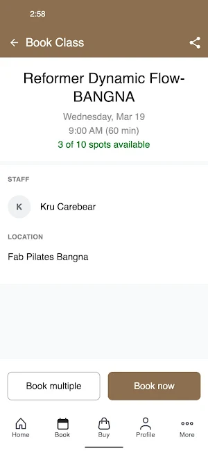 FAB Pilates Screenshot 3