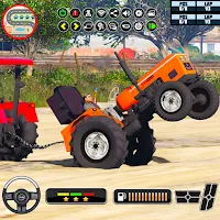 Indian Farming Game Tractor 3D