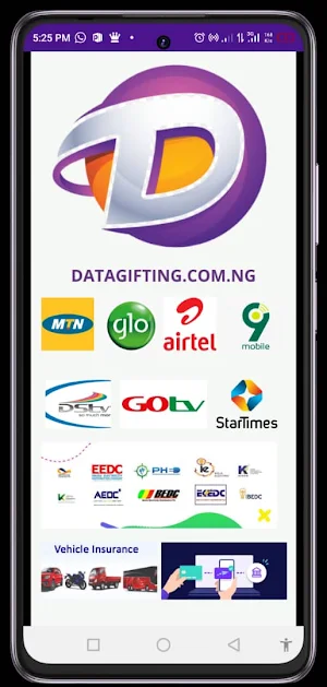 VTU Data Gifting Aitime/Data Screenshot 0