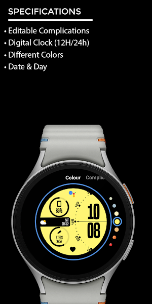 Night 78 - watch face Screenshot 3