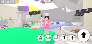 Escape Kitchen Obby Parkour Screenshot 0